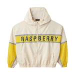 Raspberry Hills Cream Windbreaker Jacket