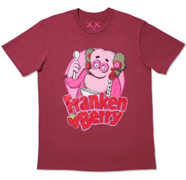 Kaws X Monsters Franken Berry Tee Red